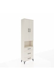 Arges Dolap 4 Raflı 3 Çekmeceli Tek Askılı 60x30x221 - S29M179V1A
