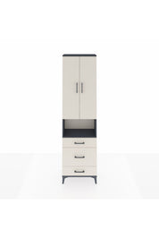 Arges Dolap 4 Raflı 3 Çekmeceli Tek Askılı 60x30x221 - S29M179V4A