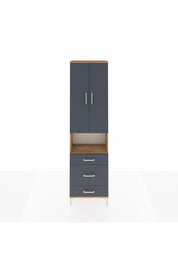 Arges Dolap 4 Raflı 3 Çekmeceli Tek Askılı 60x30x221 - S29M179V8A