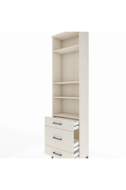 Arges Dolap 4 Raflı 3 Çekmeceli 60x30x221 - S29M180V1A