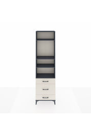 Arges Dolap 4 Raflı 3 Çekmeceli 60x30x221 - S29M180V4A