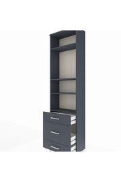 Arges Dolap 4 Raflı 3 Çekmeceli 60x30x221 - S29M180V5A