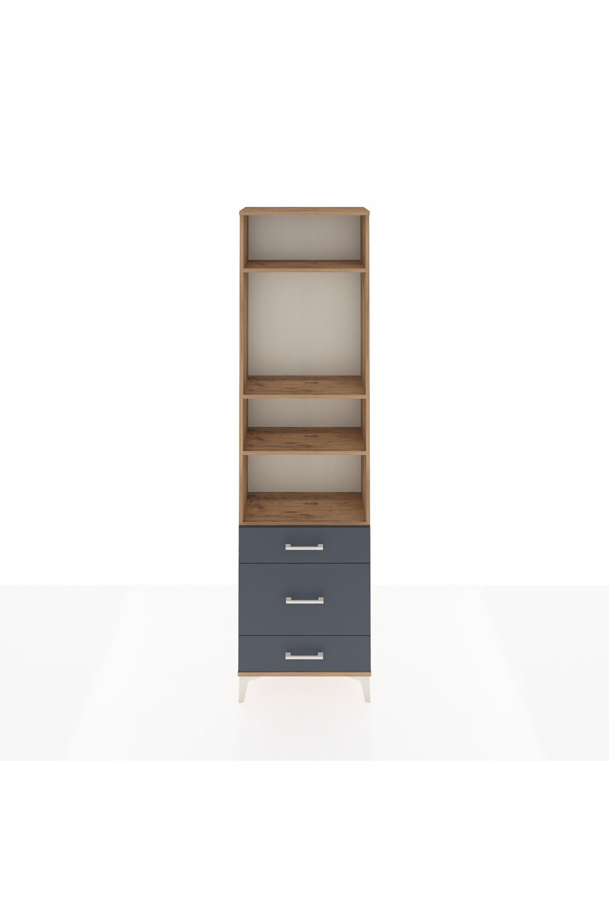 Arges Dolap 4 Raflı 3 Çekmeceli 60x30x221 - S29M180V8A