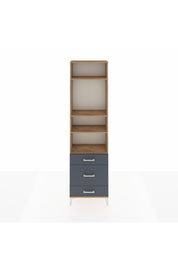 Arges Dolap 4 Raflı 3 Çekmeceli 60x30x221 - S29M180V8A