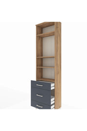 Arges Dolap 4 Raflı 3 Çekmeceli 60x30x221 - S29M180V8A