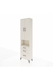 Arges Dolap 3 Raflı 3 Çekmeceli Tek Askılı 60x30x221 - S29M181V1A