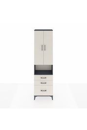 Arges Dolap 4 Raflı 3 Çekmeceli 2 Kapaklı 60x30x221 - S29M182V4A