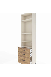 Arges Dolap 4 Raflı 3 Çekmeceli 60x30x221 - S29M183V3A