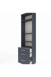 Arges Dolap 4 Raflı 3 Çekmeceli 60x30x221 - S29M183V5A