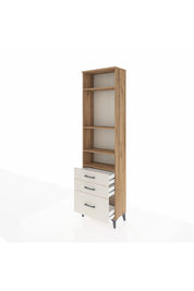 Arges Dolap 4 Raflı 3 Çekmeceli 60x30x221 - S29M183V7A