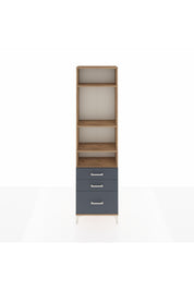 Arges Dolap 4 Raflı 3 Çekmeceli 60x30x221 - S29M183V8A