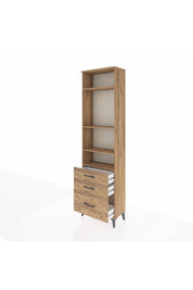 Arges Dolap 4 Raflı 3 Çekmeceli 60x30x221 - S29M183V9A