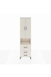 Arges Dolap 3 Raflı 3 Çekmeceli Tek Askılı 60x30x221 - S29M184V1A