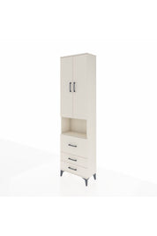 Arges Dolap 3 Raflı 3 Çekmeceli Tek Askılı 60x30x221 - S29M184V1A