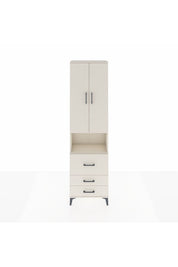 Arges Dolap 4 Raflı 3 Çekmeceli 2 Kapaklı 60x30x221 - S29M185V1A