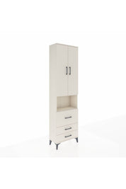 Arges Dolap 4 Raflı 3 Çekmeceli 2 Kapaklı 60x30x221 - S29M185V1A