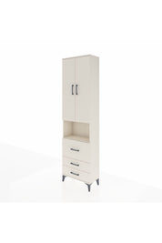 Arges Dolap 4 Raflı 3 Çekmeceli 2 Kapaklı 60x30x221 - S29M185V1A