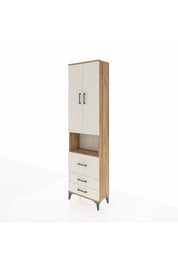 Arges Dolap 4 Raflı 3 Çekmeceli 2 Kapaklı 60x30x221 - S29M185V7A