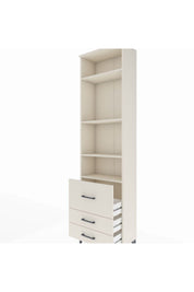 Arges Dolap 4 Raflı 3 Çekmeceli 60x30x221 - S29M186V1A