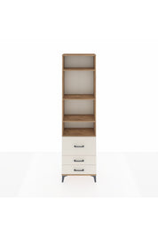 Arges Dolap 4 Raflı 3 Çekmeceli 60x30x221 - S29M186V7A