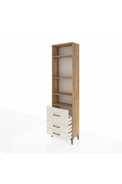 Arges Dolap 4 Raflı 3 Çekmeceli 60x30x221 - S29M186V7A