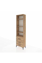 Arges Dolap 4 Raflı 3 Çekmeceli 60x30x221 - S29M186V9A
