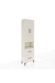 Arges Dolap 3 Raflı 2 Çekmeceli Tek Askılı 60x30x221 - S29M187V1A