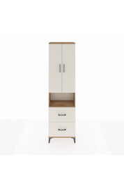 Arges Dolap 3 Raflı 2 Çekmeceli Tek Askılı 60x30x221 - S29M187V7A