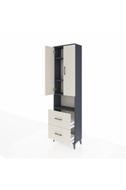 Arges Dolap 4 Raflı 2 Çekmeceli 2 Kapaklı 60x30x221 - S29M188V4A