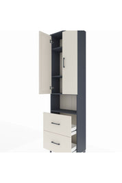 Arges Dolap 4 Raflı 2 Çekmeceli 2 Kapaklı 60x30x221 - S29M188V4A