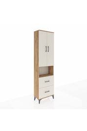 Arges Dolap 4 Raflı 2 Çekmeceli 2 Kapaklı 60x30x221 - S29M188V7A