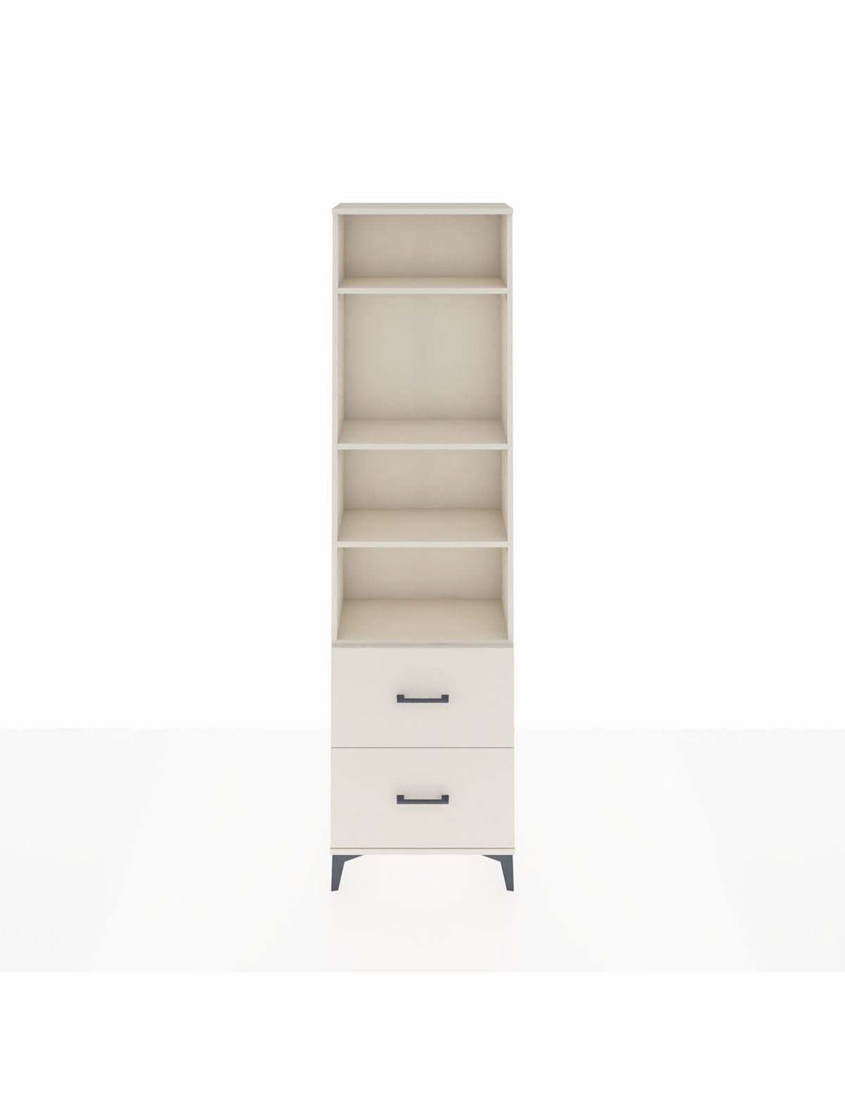 Arges Dolap 4 Raflı 2 Çekmeceli 60x30x221 - S29M189V1A