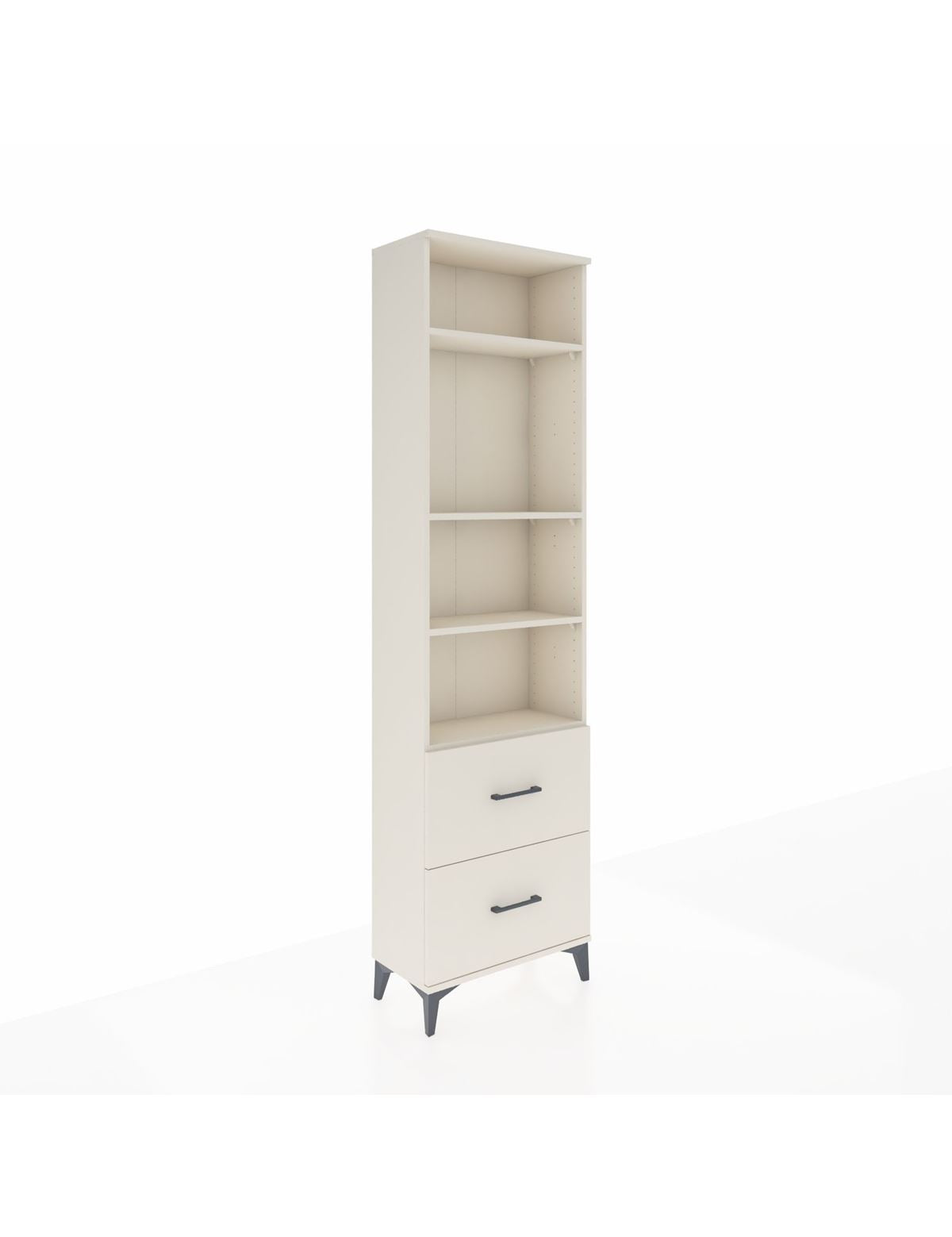 Arges Dolap 4 Raflı 2 Çekmeceli 60x30x221 - S29M189V1A