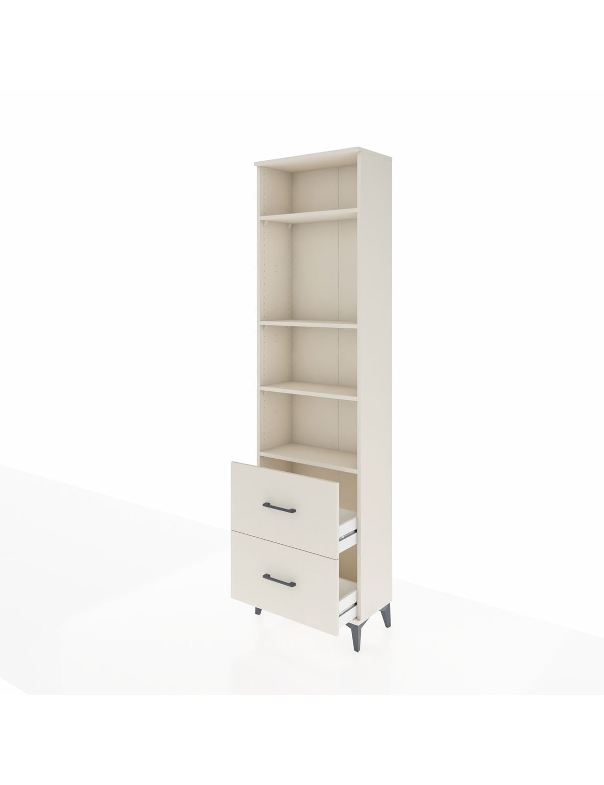 Arges Dolap 4 Raflı 2 Çekmeceli 60x30x221 - S29M189V1A