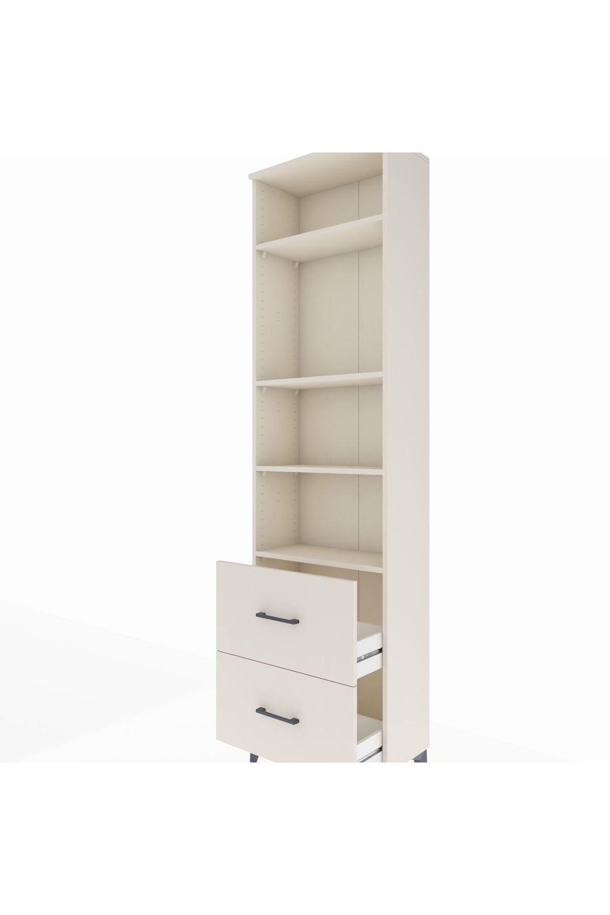 Arges Dolap 4 Raflı 2 Çekmeceli 60x30x221 - S29M189V1A