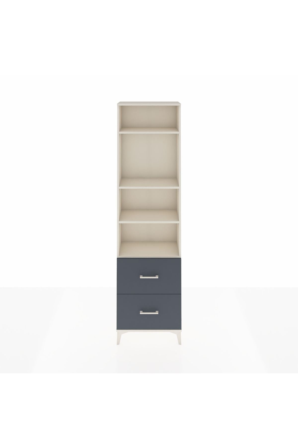Arges Dolap 4 Raflı 2 Çekmeceli 60x30x221 - S29M189V2A