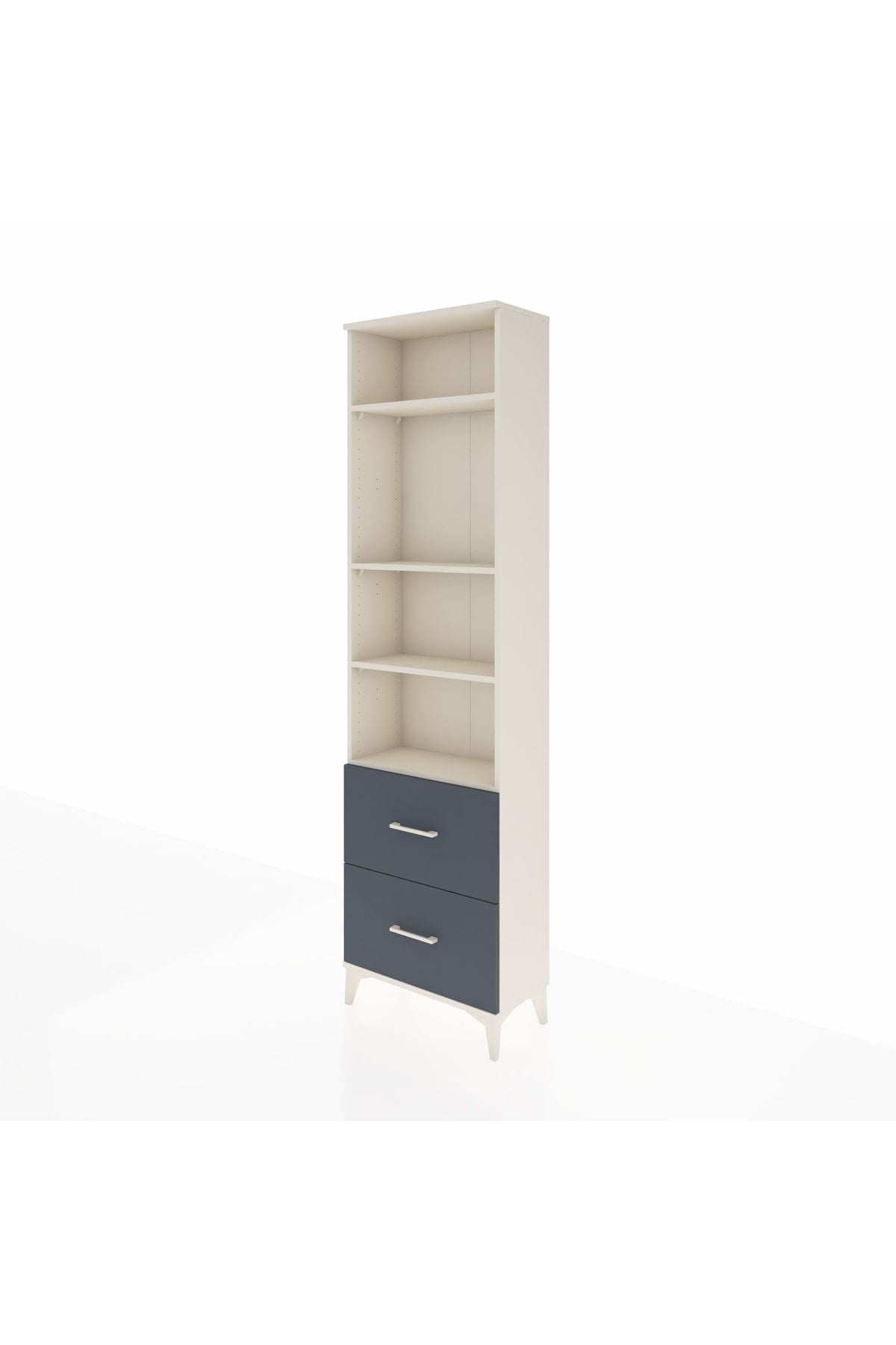 Arges Dolap 4 Raflı 2 Çekmeceli 60x30x221 - S29M189V2A