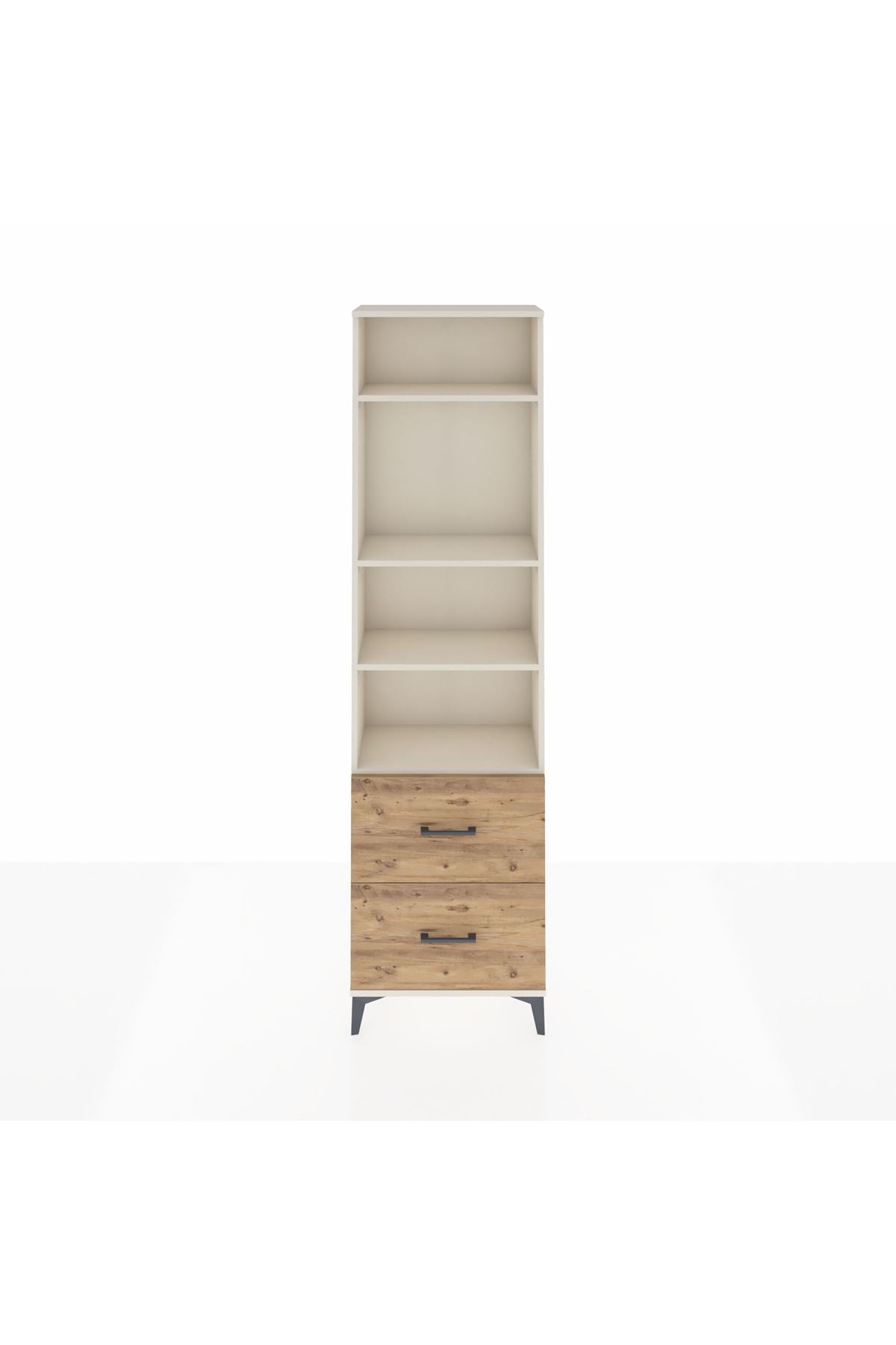 Arges Dolap 4 Raflı 2 Çekmeceli 60x30x221 - S29M189V3A