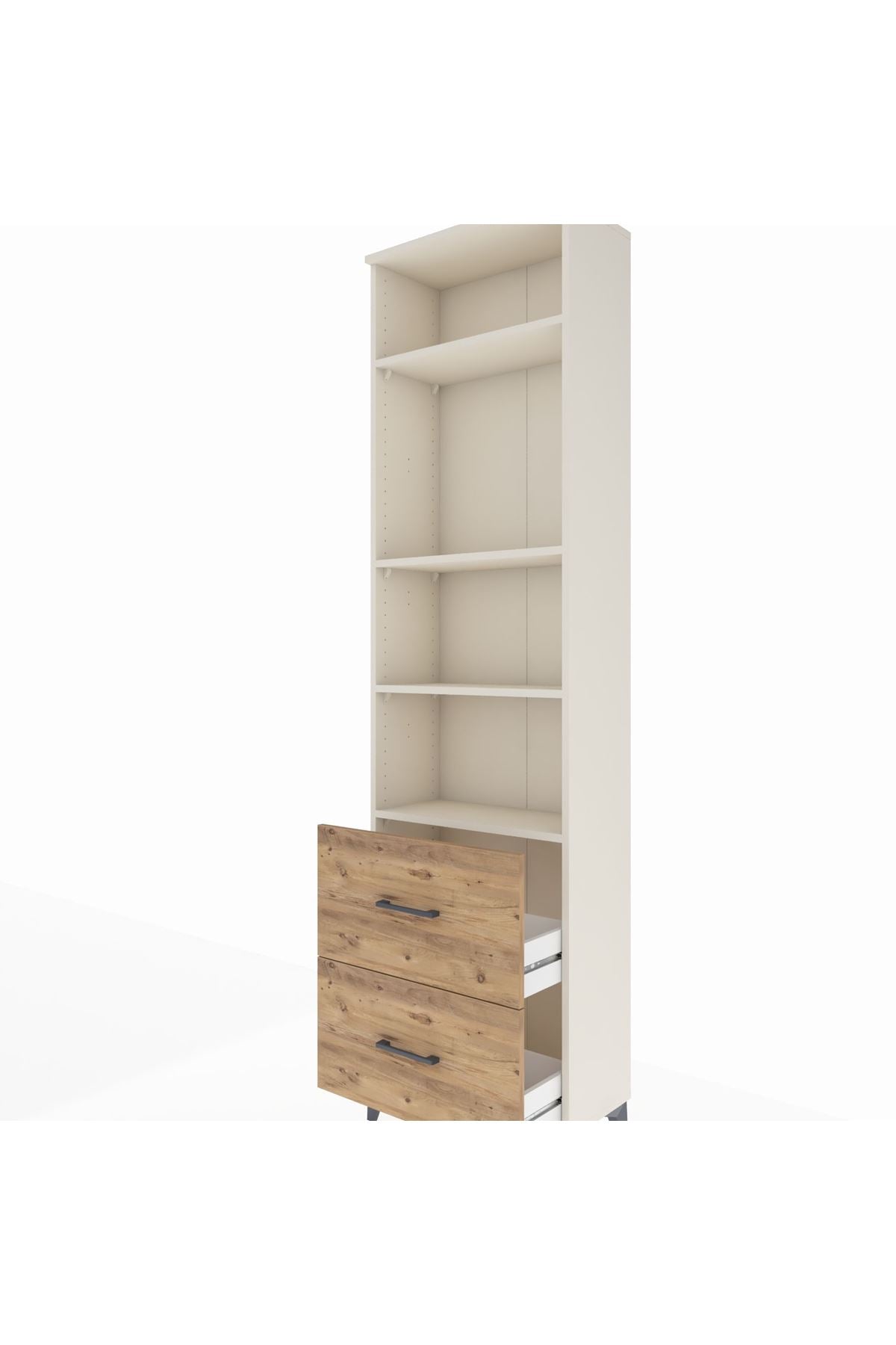Arges Dolap 4 Raflı 2 Çekmeceli 60x30x221 - S29M189V3A