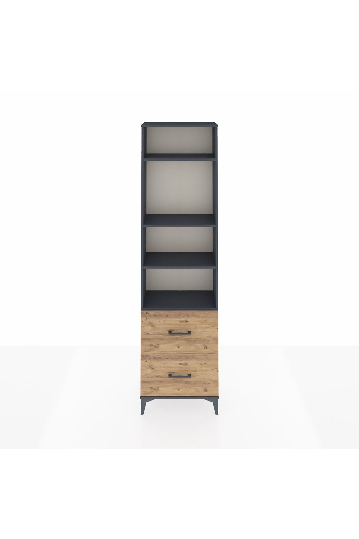 Arges Dolap 4 Raflı 2 Çekmeceli 60x30x221 - S29M189V6A