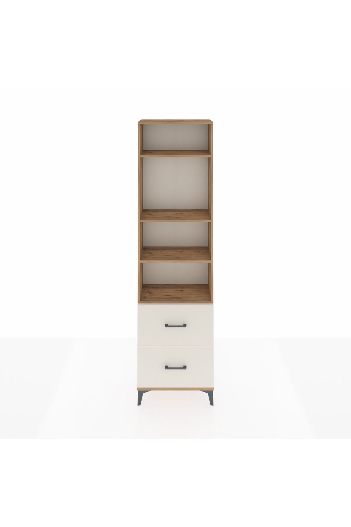 Arges Dolap 4 Raflı 2 Çekmeceli 60x30x221 - S29M189V7A