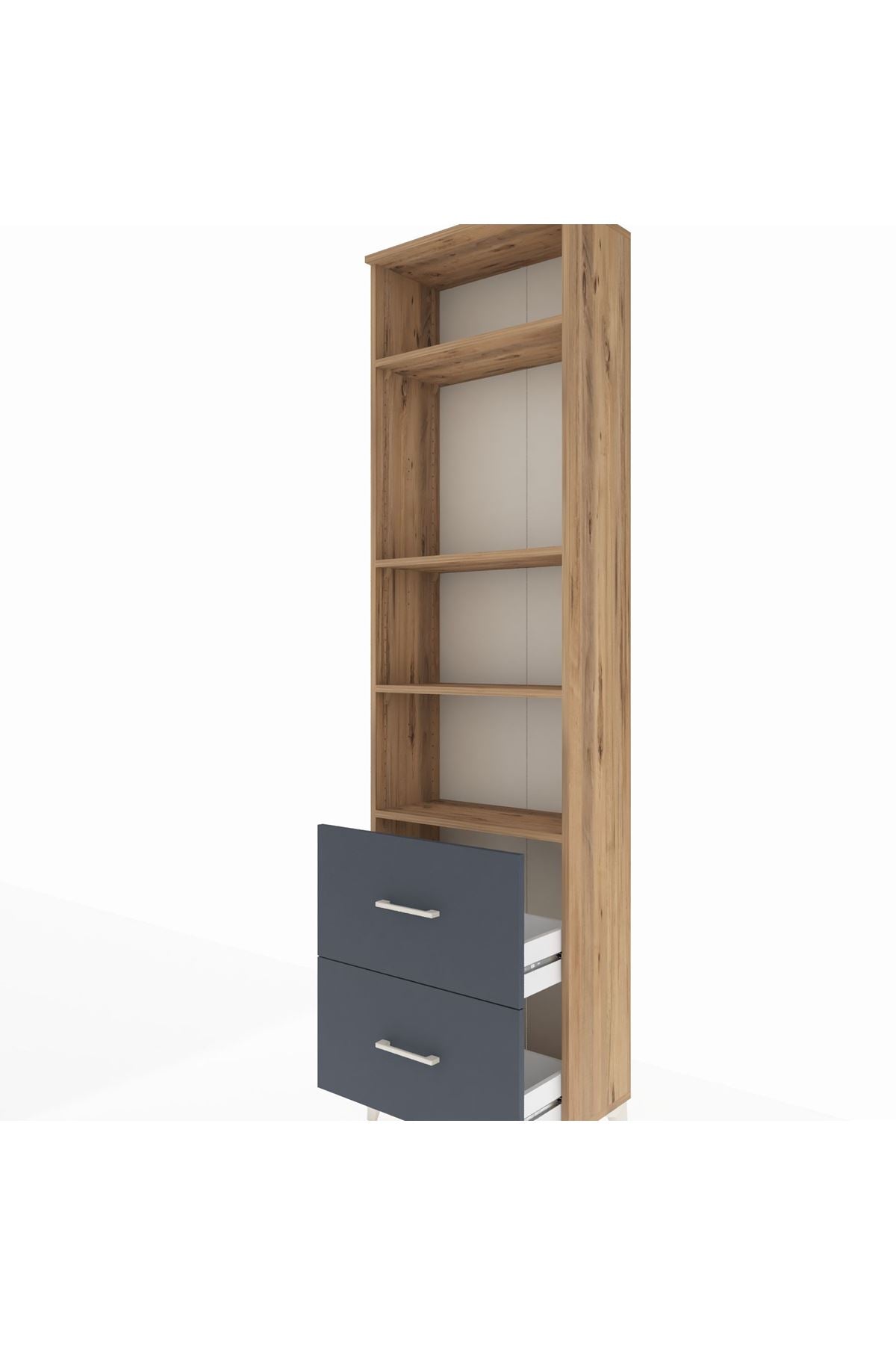 Arges Dolap 4 Raflı 2 Çekmeceli 60x30x221 - S29M189V8A
