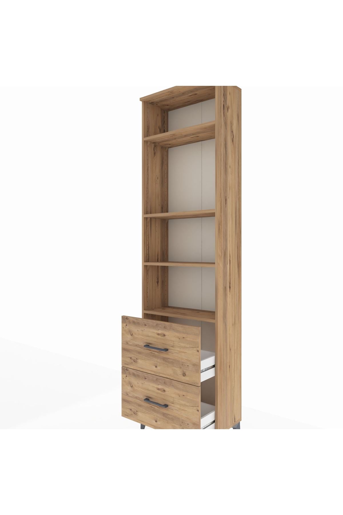 Arges Dolap 4 Raflı 2 Çekmeceli 60x30x221 - S29M189V9A