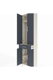 Arges Dolap 3 Raflı Tek Çekmeceli Tek Askılı 60x30x221 - S29M190V2A