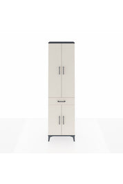 Arges Dolap 3 Raflı Tek Çekmeceli Tek Askılı 60x30x221 - S29M190V4A