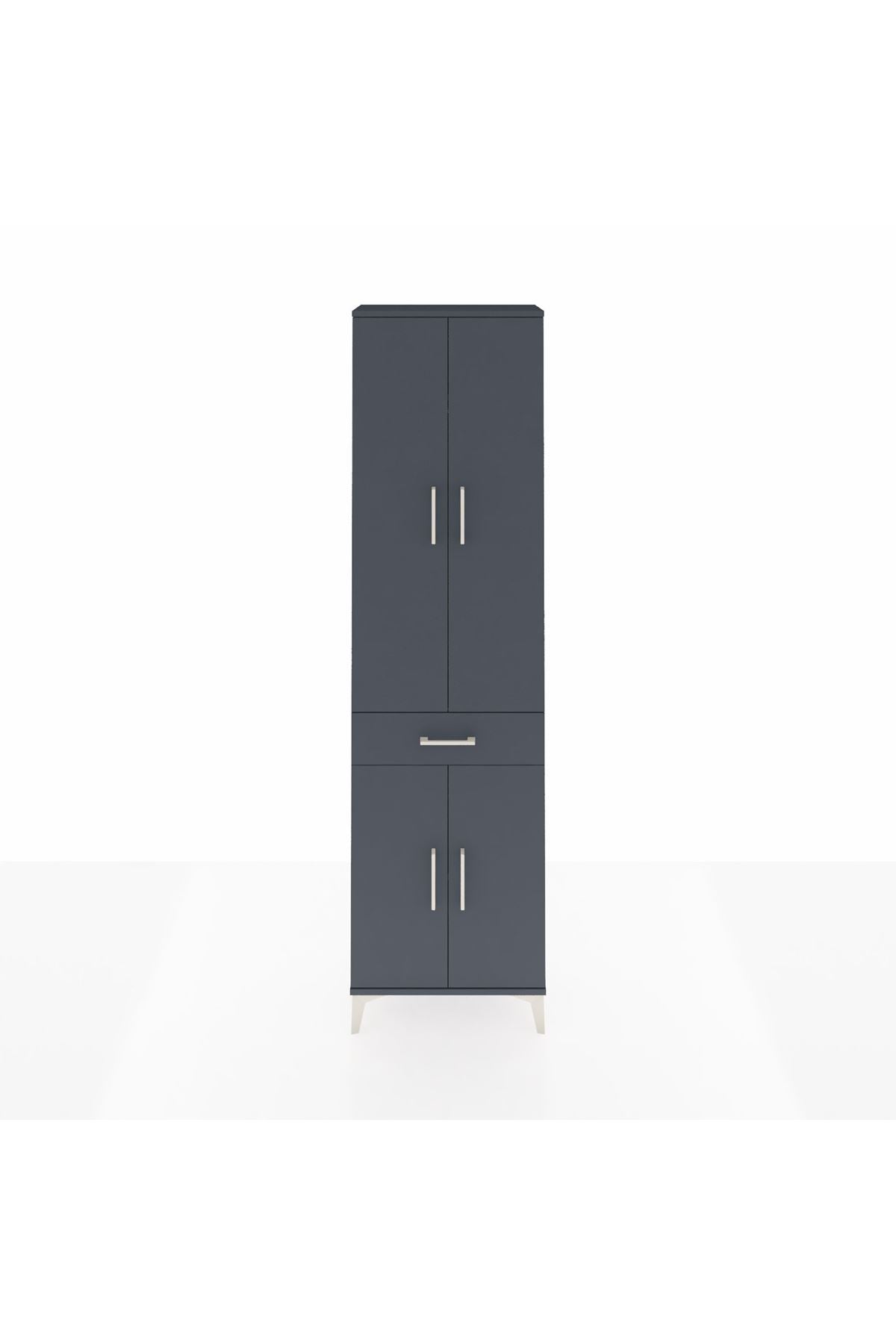 Arges Dolap 3 Raflı Tek Çekmeceli Tek Askılı 60x30x221 - S29M190V5A