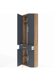 Arges Dolap 3 Raflı Tek Çekmeceli Tek Askılı 60x30x221 - S29M190V8A
