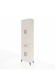 Arges Dolap 4 Raflı Tek Çekmeceli 4 Kapaklı 60x30x221 - S29M191V1A