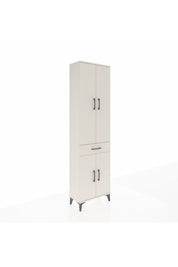 Arges Dolap 4 Raflı Tek Çekmeceli 4 Kapaklı 60x30x221 - S29M191V1A