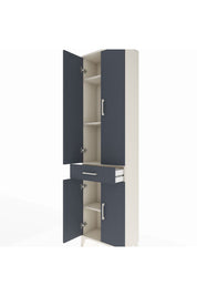 Arges Dolap 4 Raflı Tek Çekmeceli 4 Kapaklı 60x30x221 - S29M191V2A